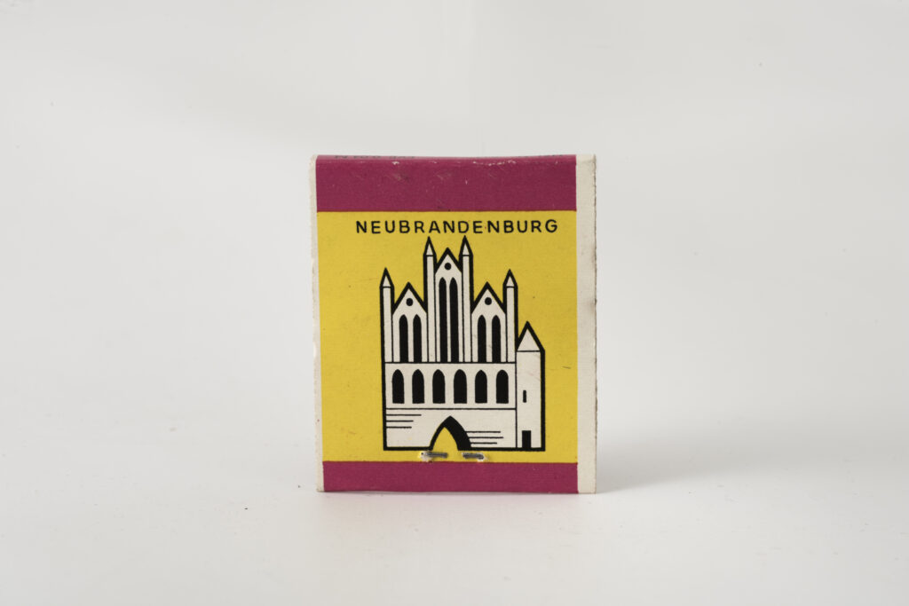 match box, motif "Friedländer Tor" in Neubrandenburg