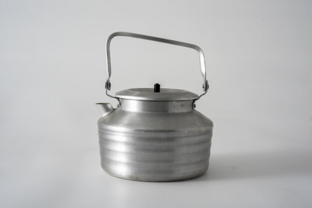 Camping crockery, aluminum, pot