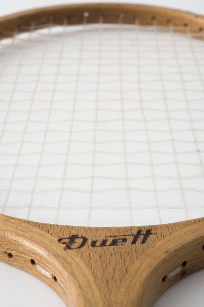 badminton racquet from Duett, close up