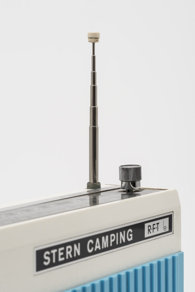 Stern-Radio Camping, close up of the antenna