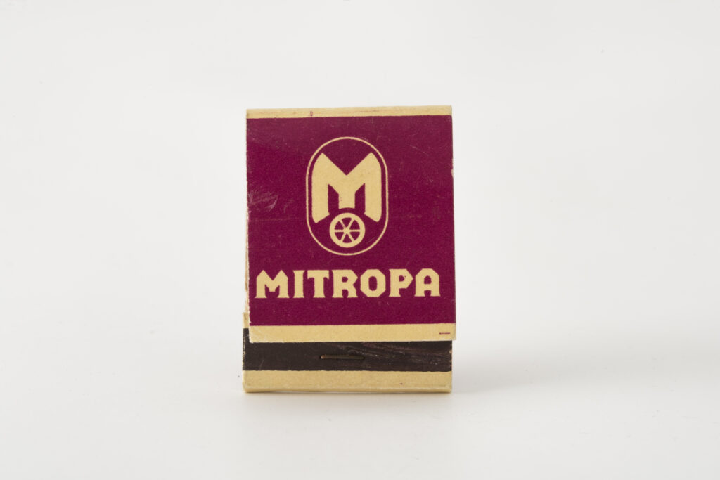 Streichholzbrief mit Mitropa-Logo