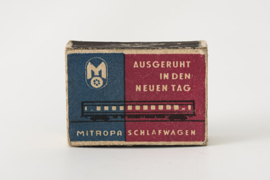 Streichholzschachtel mit Mitropa-Logo
